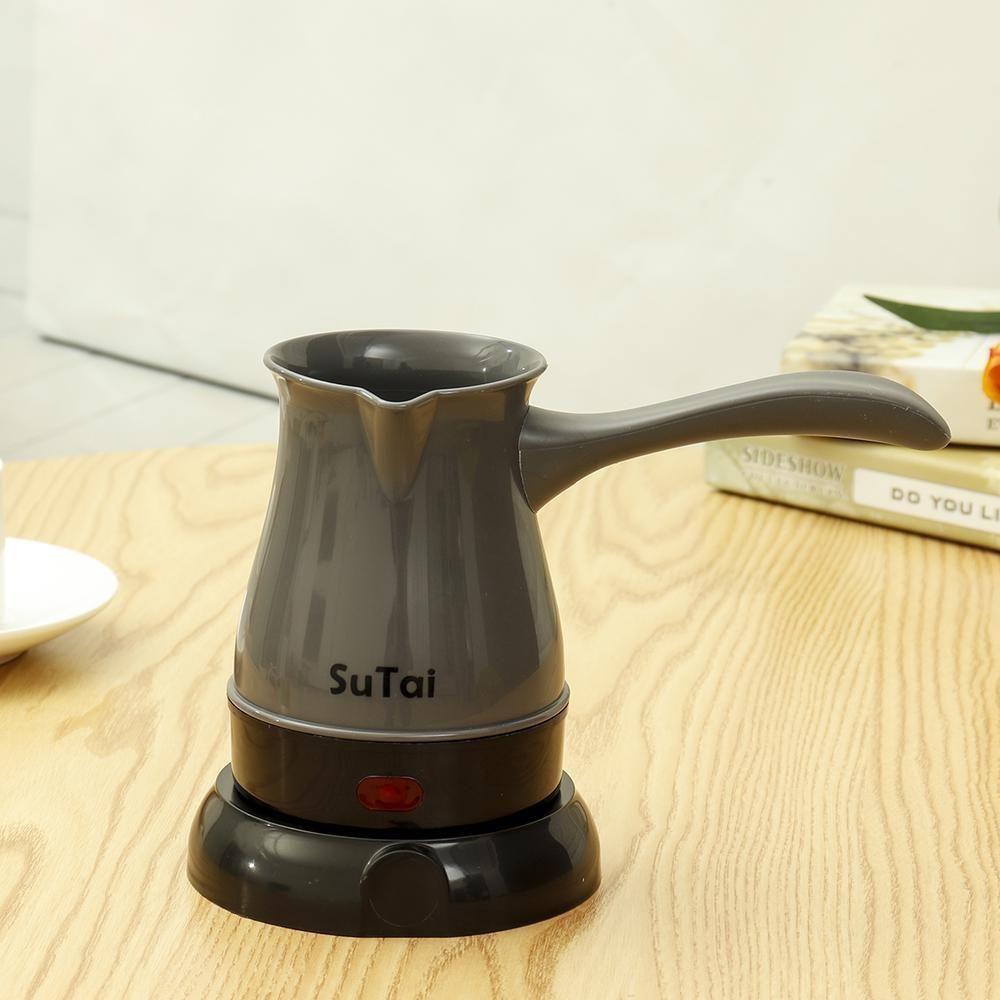 Cafeteira Eletrica 600w Maquina De Cafe Expresso Europeu Turco Aquecedor De Agua Cinza - 6