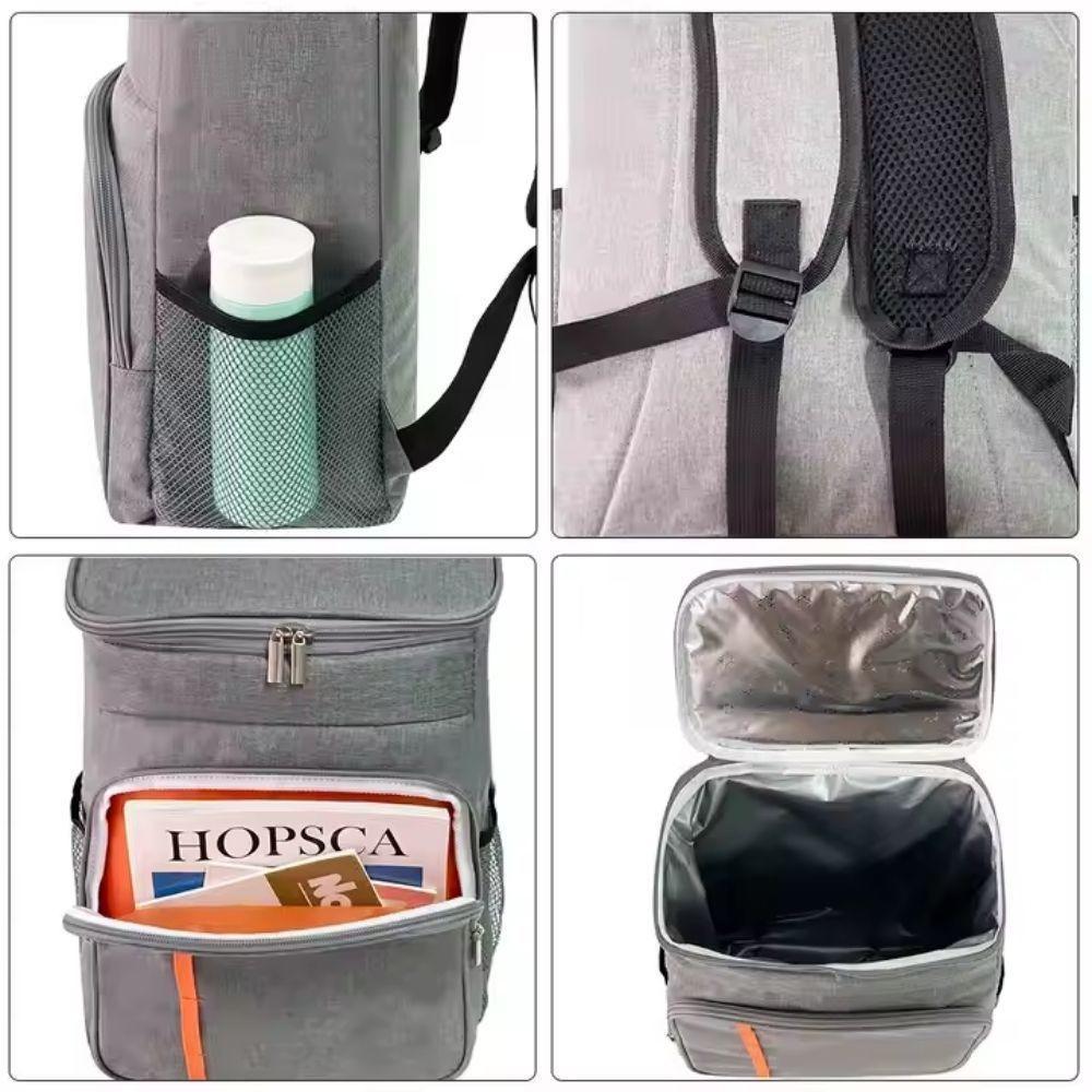 Mochila Termica Bolsa Cooler 18 Litros Freezer Vinho Cerveja Caixa Impermeavel Lancheira Praia Camping Esportes Trilha P - 7