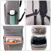 Mochila Termica Bolsa Cooler 18 Litros Freezer Vinho Cerveja Caixa Impermeavel Lancheira Praia Camping Esportes Trilha P - 7