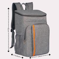 Mochila Termica Bolsa Cooler 18 Litros Freezer Vinho Cerveja Caixa Impermeavel Lancheira Praia Camping Esportes Trilha P - 8