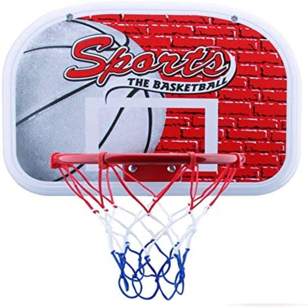 Cesta Tabela De Basquete Infantil 40cm Retratil Aro Mini Rede Para Porta Parede Jogo Esporte Diversao - 1