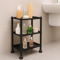 Organizdor Modular Estante 3 Prateleira Multiuso Cozinha Lavaderia Banheiro Rack Porta Obejtos Brinquedos Portatil - 3