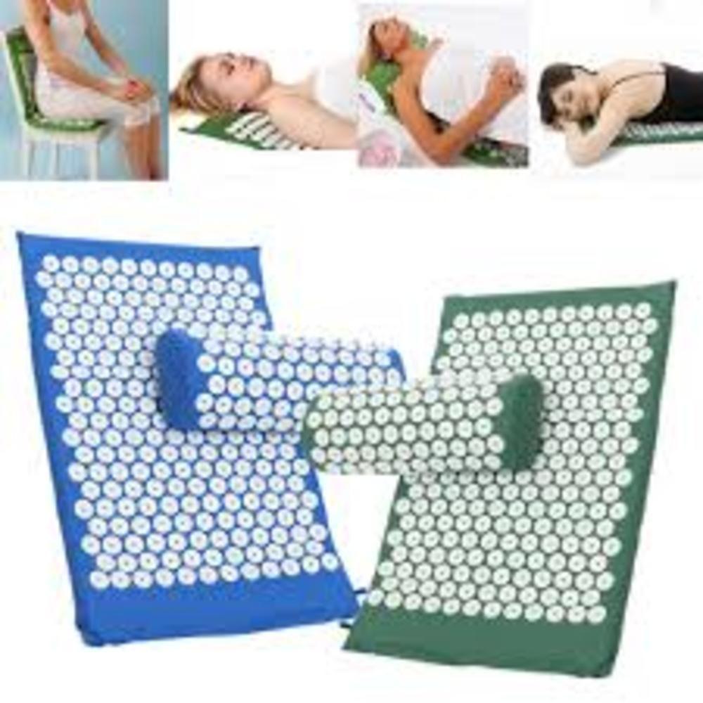 Tapete Acumputura Colchonete Yoga Travesseiro Kit Acupressão Almofada Massageador Zen Pillow Alivio Dores Relaxamento Co - 4