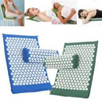 Tapete Acumputura Colchonete Yoga Travesseiro Kit Acupressão Almofada Massageador Zen Pillow Alivio Dores Relaxamento Co