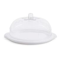 Boleira Porta Bolo 5 Em 1 Cupula Suporte Tampa Prato Paes Sobremesa Confeitaria Lanchonete Padaria Bandeja Multiuso - 6