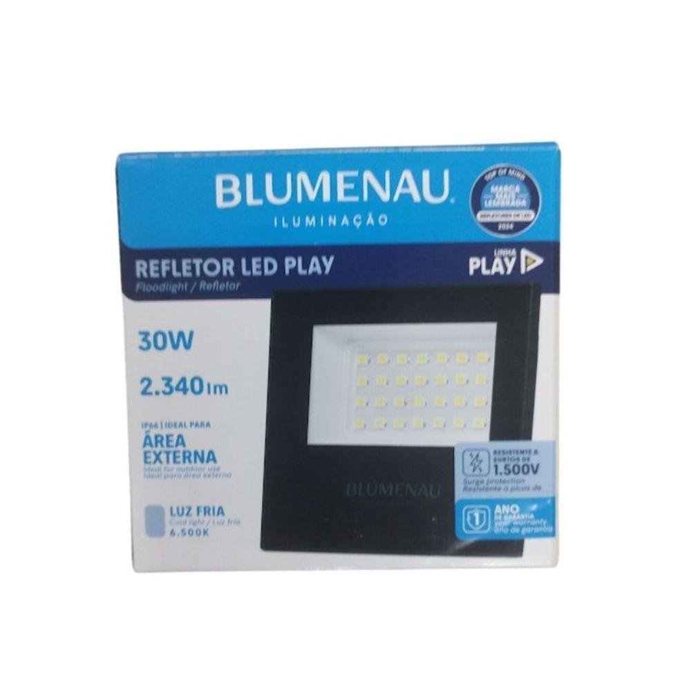 Refletor Led Blumenau 30w - 6500k Luz Branca - 5