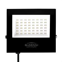 Refletor Blumenau De Led Slim 50w Preto Bivolt 4100k Neutro - 2