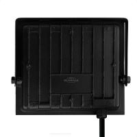 Refletor Blumenau De Led Slim 50w Preto Bivolt 4100k Neutro