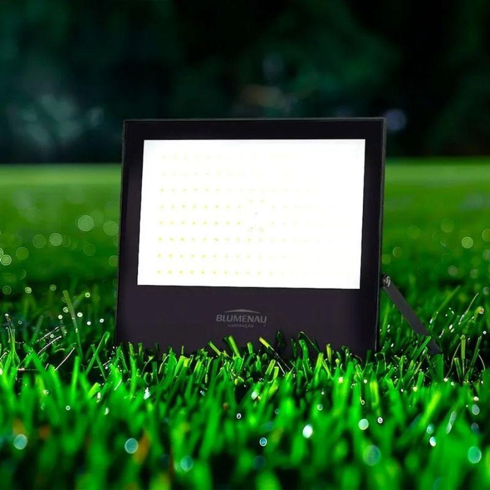 Refletor Led Blumenau 100w - 6500k Luz Branca - 4