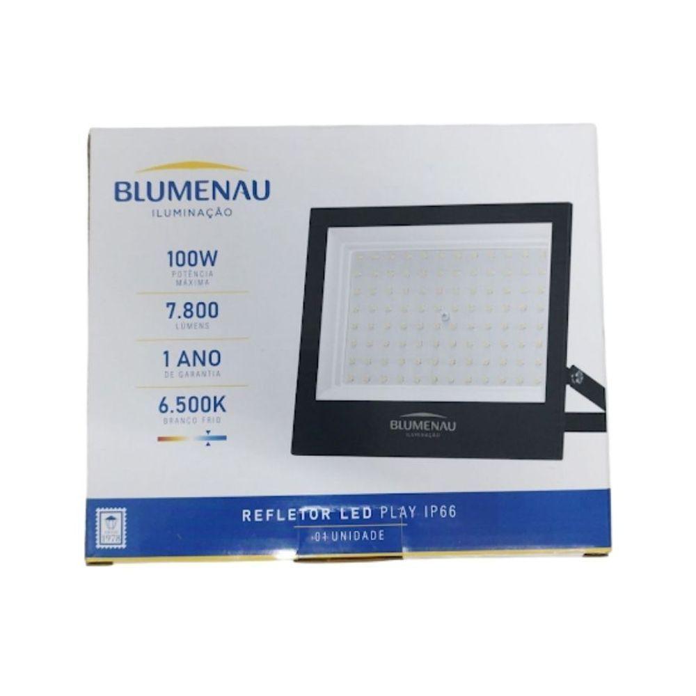 Refletor Led Blumenau 100w - 6500k Luz Branca - 5