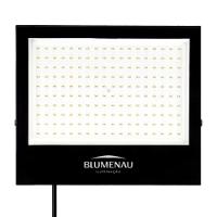 Refletor Blumenau De Led Slim 100w Preto Bivolt 4100k Neutro - 1