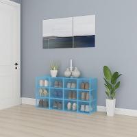 Kit Conjunto 6 Caixas Transparentes Profissional Modular Armazenamento Calcados Armario Organiza Closet - 4