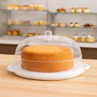 Boleira Porta Bolo 5 Em 1 Cupula Suporte Tampa Prato Paes Sobremesa Confeitaria Lanchonete Padaria Bandeja Multiuso - 3