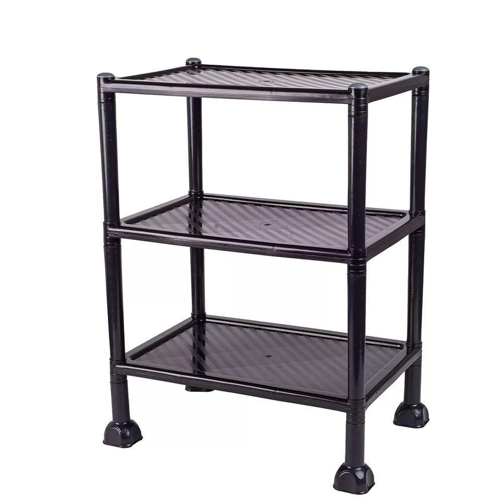 Organizdor Modular Estante 3 Prateleira Multiuso Cozinha Lavaderia Banheiro Rack Porta Obejtos Brinquedos Portatil - 3