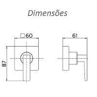 Acabamento Para Registro Docol 1/2' E 3/4 Base Stillo Chrome - 3