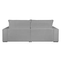 Sofá Retrátil E Reclinável Oregon 2,50m Linho Cor Cinza 2323 Usb Com Kit Usb - 6