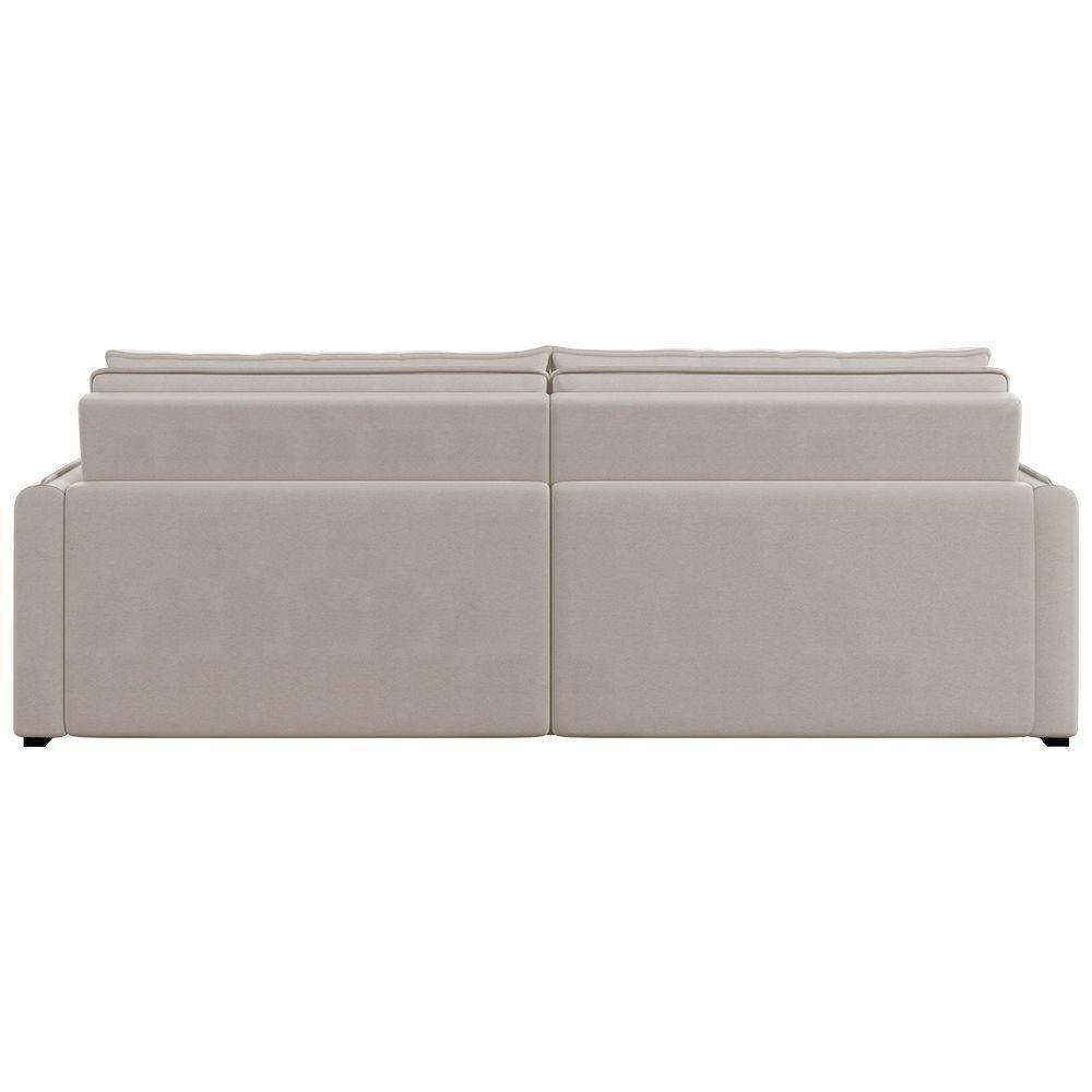 Sofá Retrátil E Reclinável Lavanda 1,60m Linho Cor Cru 2320 - 2