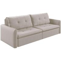 Sofá Retrátil E Reclinável Lavanda 1,60m Linho Cor Cru 2320 - 8