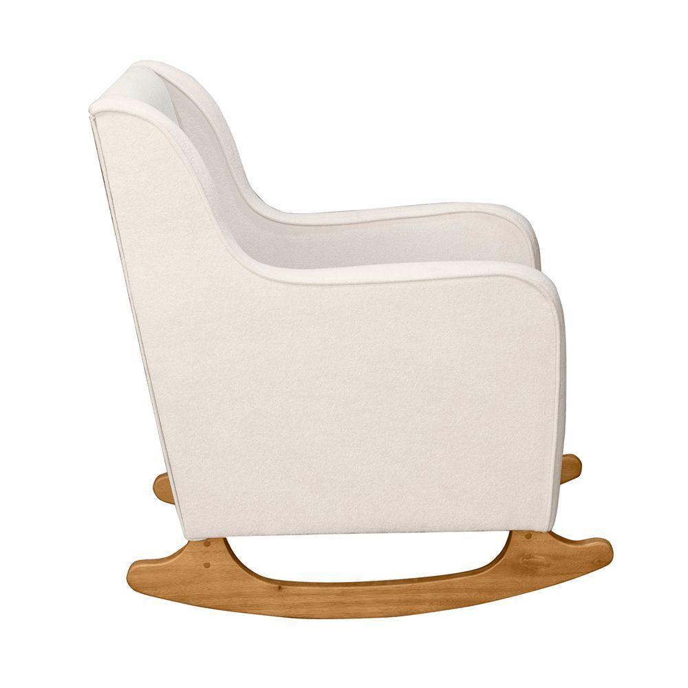 Cadeira Poltrona De Amamentação E Balanço áquila C/ Puff Boucle - Anjo De Casa - 3