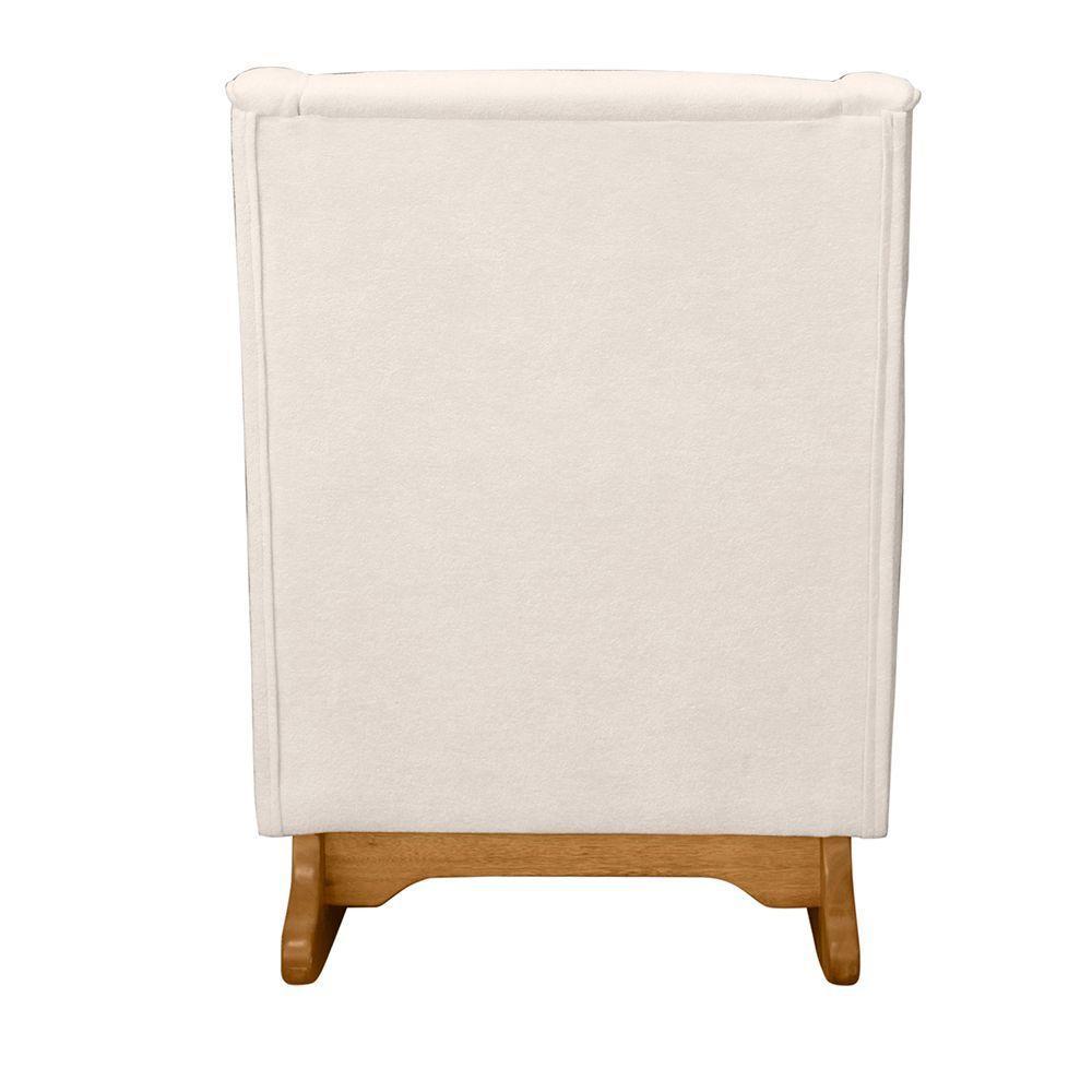 Cadeira Poltrona De Amamentação E Balanço áquila C/ Puff Boucle - Anjo De Casa - 4