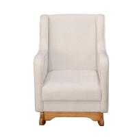 Cadeira Poltrona De Amamentação E Balanço áquila C/ Puff Boucle - Anjo De Casa - 2