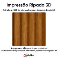 Painel Para Tv 2.2 Ripado 3d Com Led Requinte Naturale - Gelius Móveis - 7