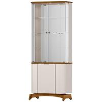 Kit Aparador Buffet Com Cristaleira Para Sala De Jantar Verbena N01 Off White Ypê - Lyam Decor - 8