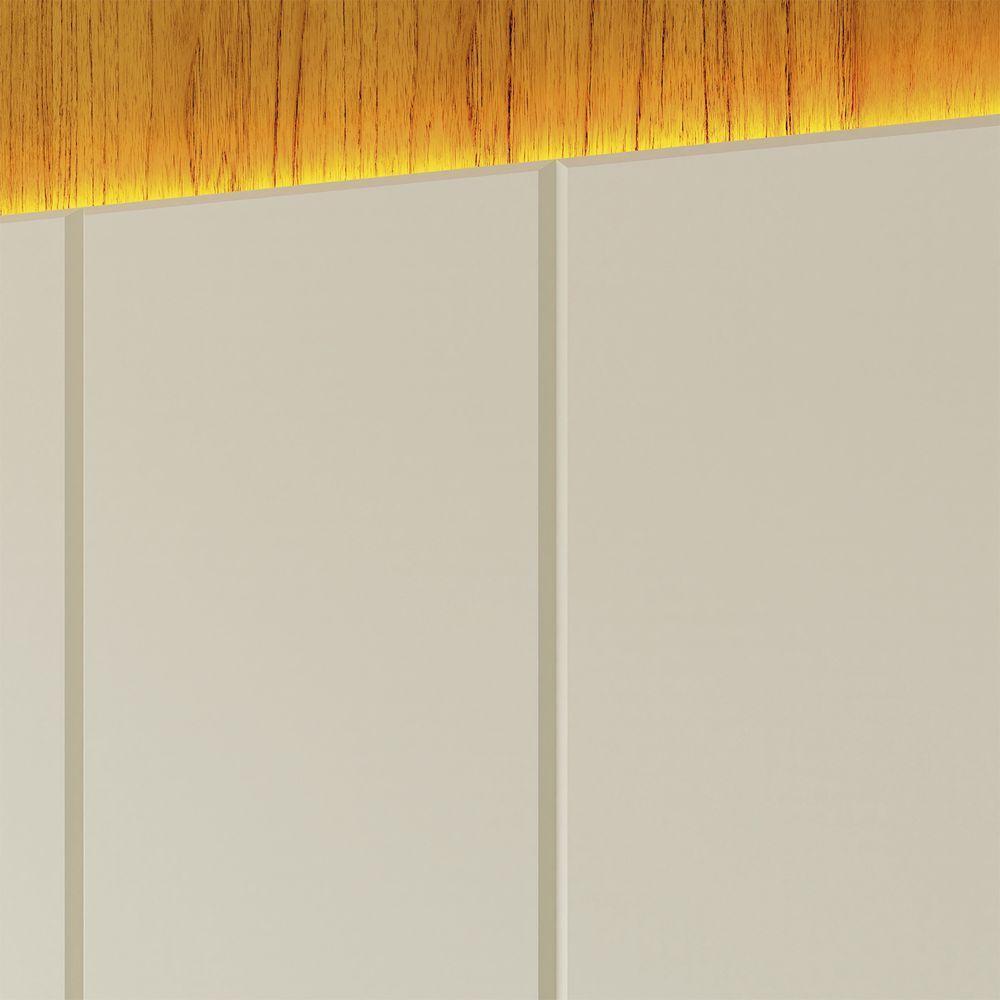 Painel Suspenso Magnifico 220 Para Tvs De Até 75 Polegadas Com Led Naturale Off White - Gelius - 3