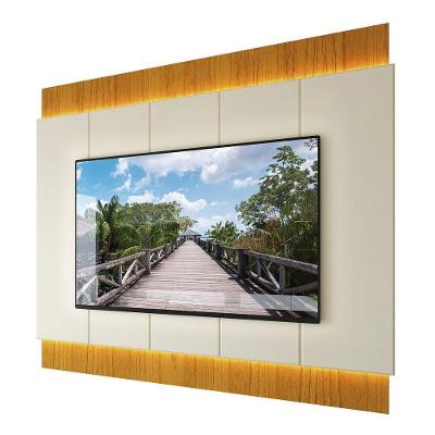 Painel Suspenso Magnifico 220 Para Tvs De Até 75 Polegadas Com Led Naturale Off White - Gelius