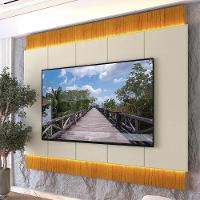 Painel Suspenso Magnifico 220 Para Tvs De Até 75 Polegadas Com Led Naturale Off White - Gelius - 2