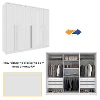 Roupeiro Realeza 6 Portas Tcil Neve - 5