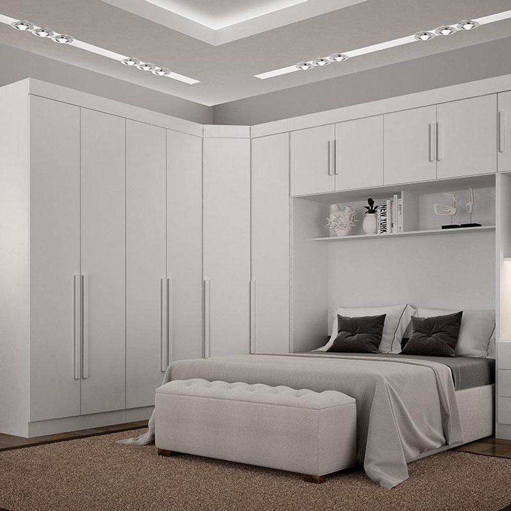 Modulo Orion Canto Obliquo Branco – Leifer Móveis - 7