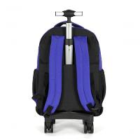 Mochila Com Rodas Sonic Azul - Unico Azul - 5