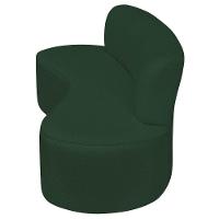 Sofá Curvo 4 Lugares Amsterdã 200cm Suede Cor Verde - 5