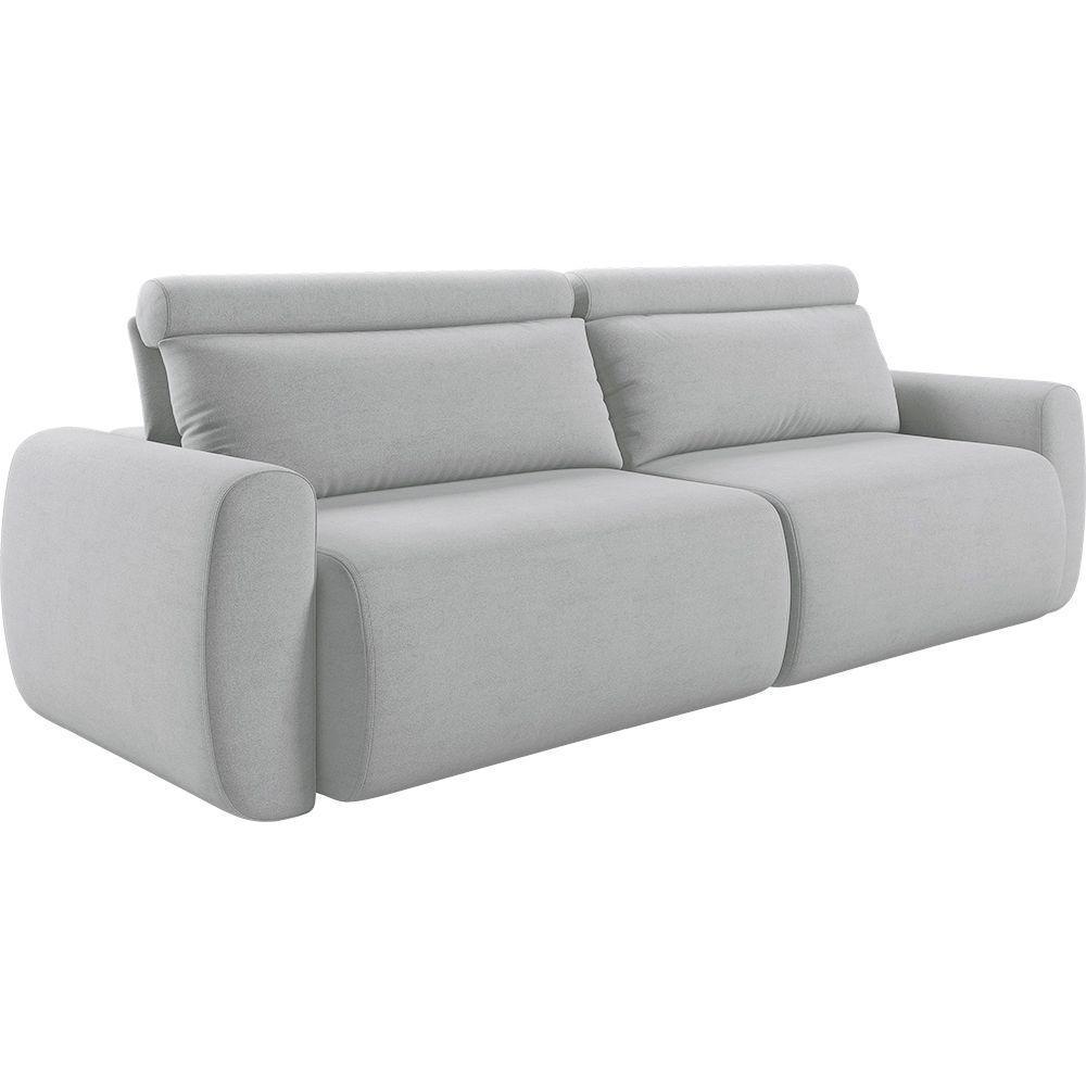 Sofá Retrátil E Reclinável Peony 2,40m Linho Cor Cinza Claro 2371 - 7