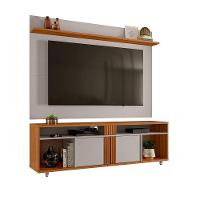 Rack Nt 1290 Com Painel Nt 1305 Off White Com Freijó - Notavel - 1