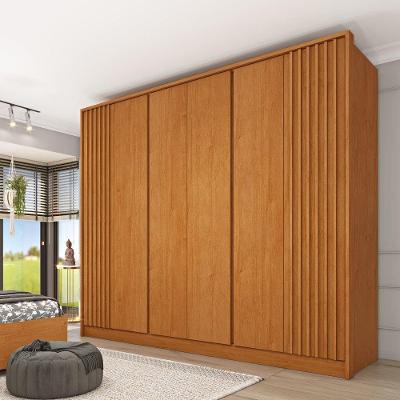 Roupeiro Barcelona Ripado 6 Portas Tcil Cinamomo