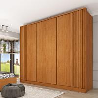 Roupeiro Barcelona Ripado 6 Portas Tcil Cinamomo - 1