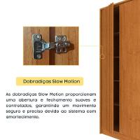 Roupeiro Barcelona Ripado 6 Portas Tcil Cinamomo - 6