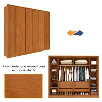 Roupeiro Barcelona Ripado 6 Portas Tcil Cinamomo - 7