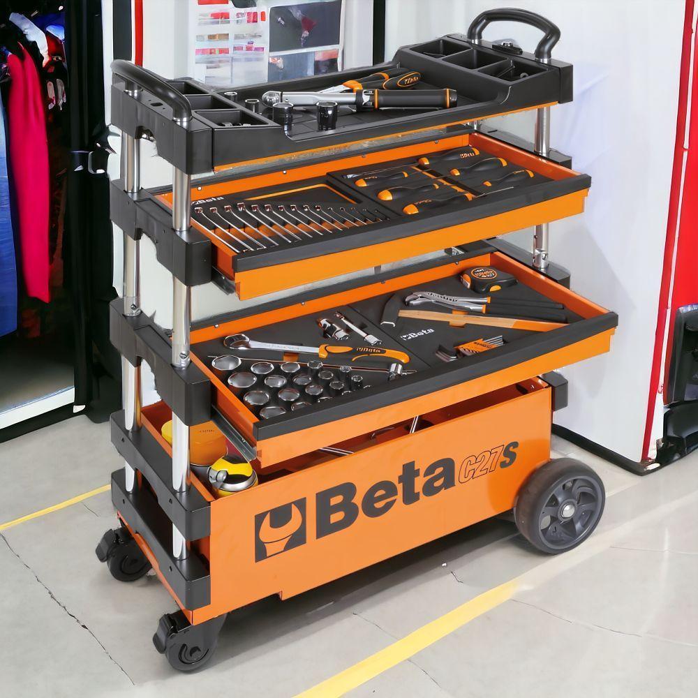 Carrinho De Ferramentas Rebatível 2 Gavetas C27s-o Beta - 3