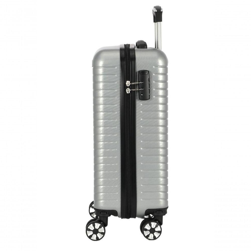 Mala De Viagem Pequena Prata - 19 Prata - 3