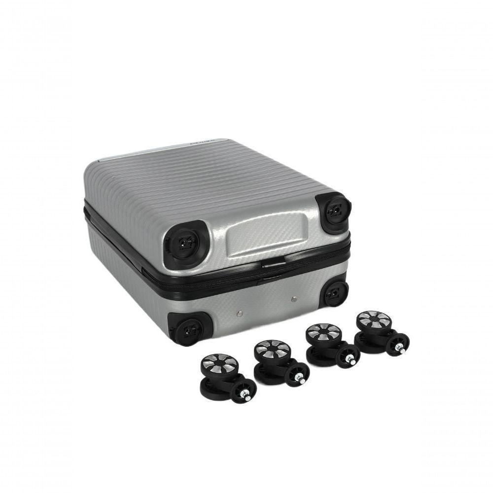 Mala De Viagem Pequena Prata - 19 Prata - 8