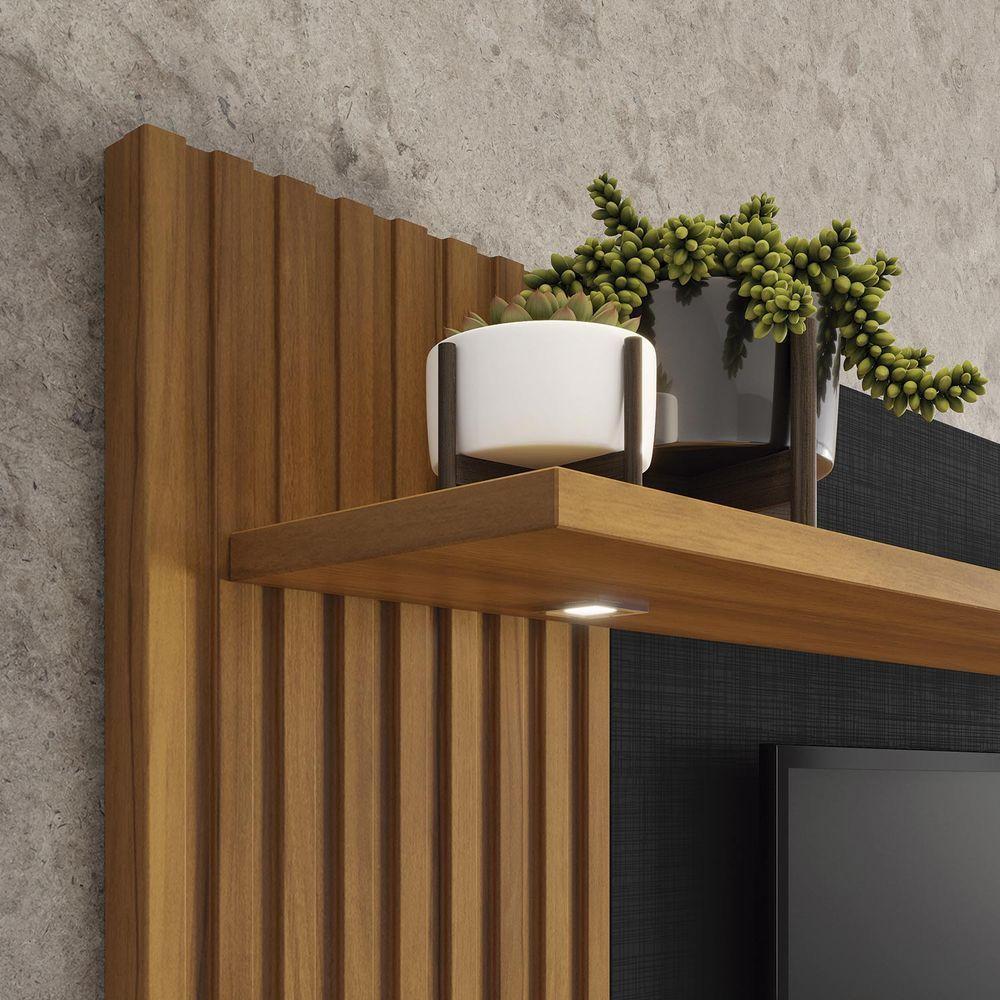 Painel Para Tv Nt1355 - Preto / Freijó - Notável - 4