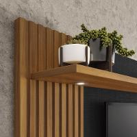 Painel Para Tv Nt1355 - Preto / Freijó - Notável