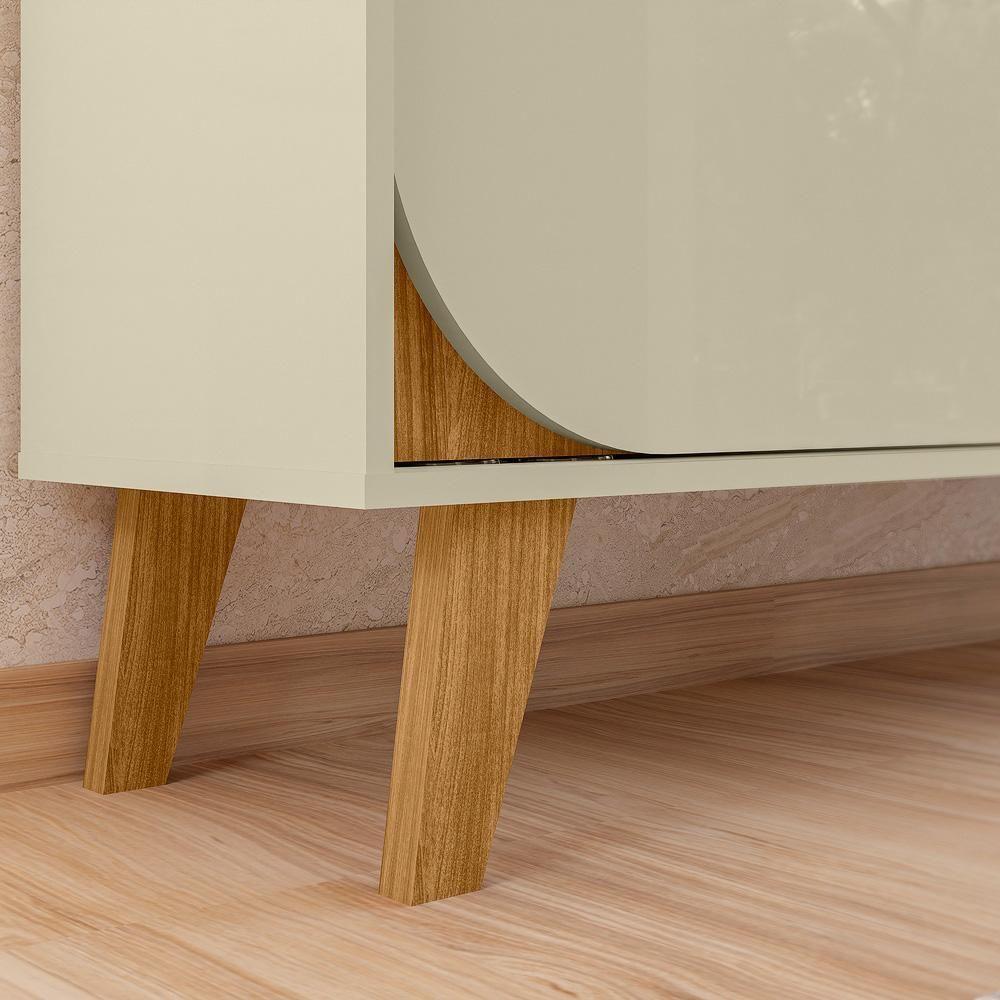 Rack Bancada Com Painel Duna Cumaru/opala Para Tv Até 65” - Madetec Cumaru/opala - 4