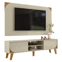 Rack Bancada Com Painel Duna Cumaru/opala Para Tv Até 65” - Madetec Cumaru/opala - 1