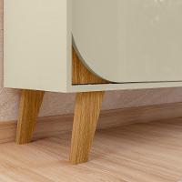 Rack Bancada Com Painel Duna Cumaru/opala Para Tv Até 65” - Madetec Cumaru/opala