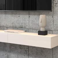 Rack Suspenso Dior 1.1 Off White - Edn Moveis - 3