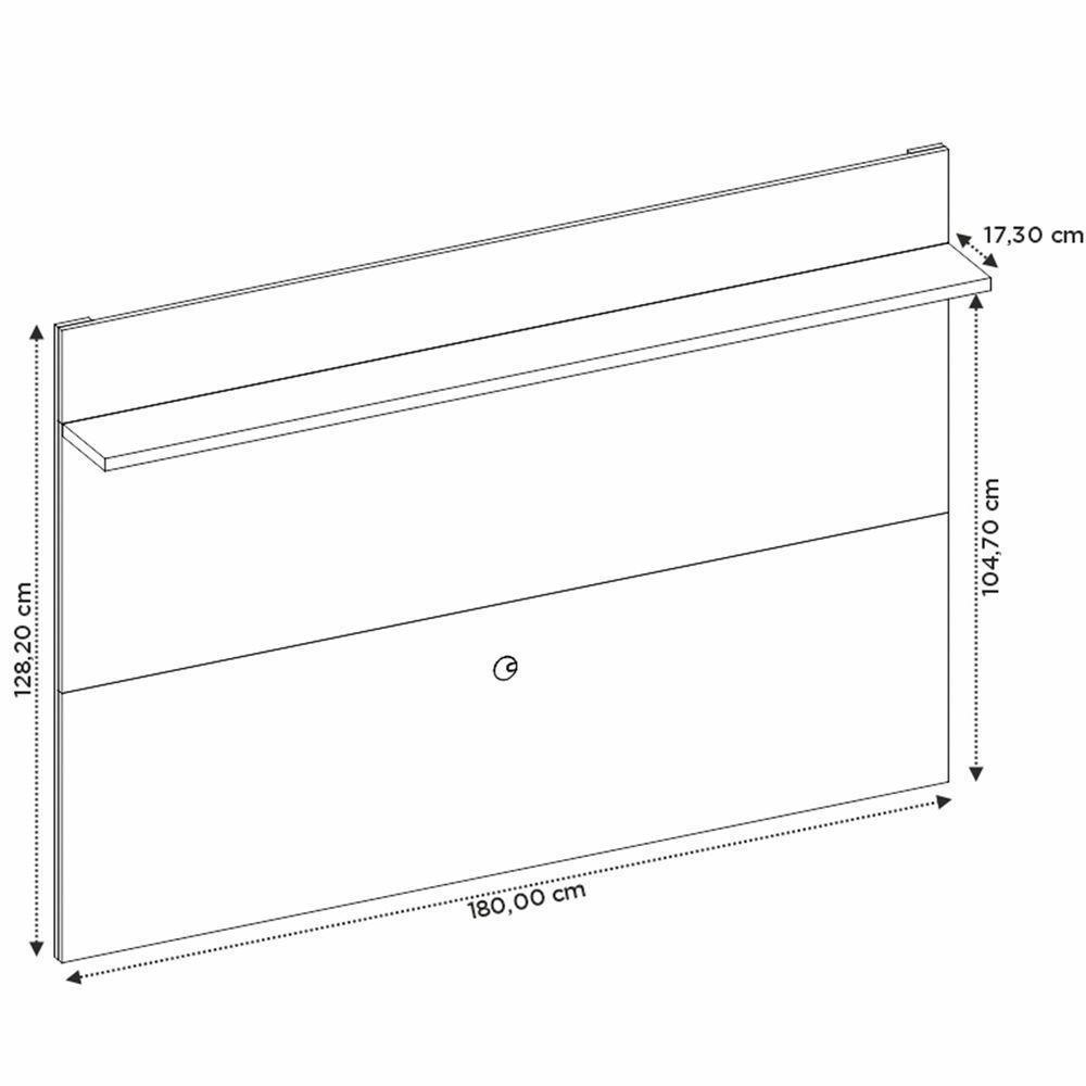Painel Nt 1305 Off White Com Freijo - Notavel - 6